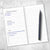 Bright Navy Undated Monthly Pocket Planner