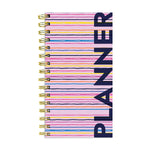 Bright Pink Undated Weekly Spiral Planner