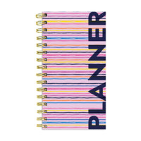 Bright Pink Undated Weekly Spiral Planner