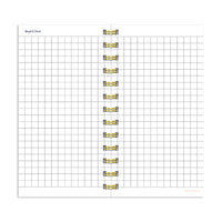 Bright Pink Undated Weekly Spiral Planner