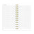 Bright Pink Undated Weekly Spiral Planner