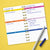 Bright Pink Undated Weekly Spiral Planner