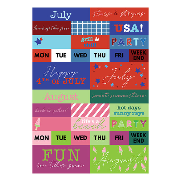 Seasonal Monthly Planner Sticker Pack