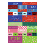 Seasonal Monthly Planner Sticker Pack