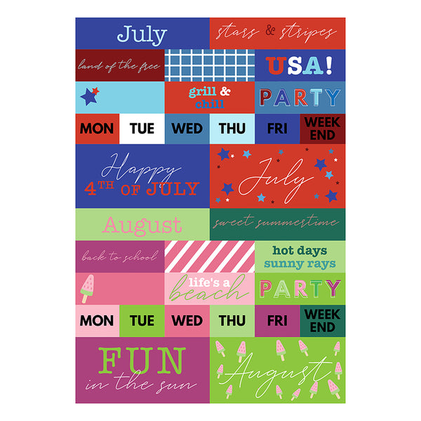 Seasonal Monthly Planner Sticker Pack
