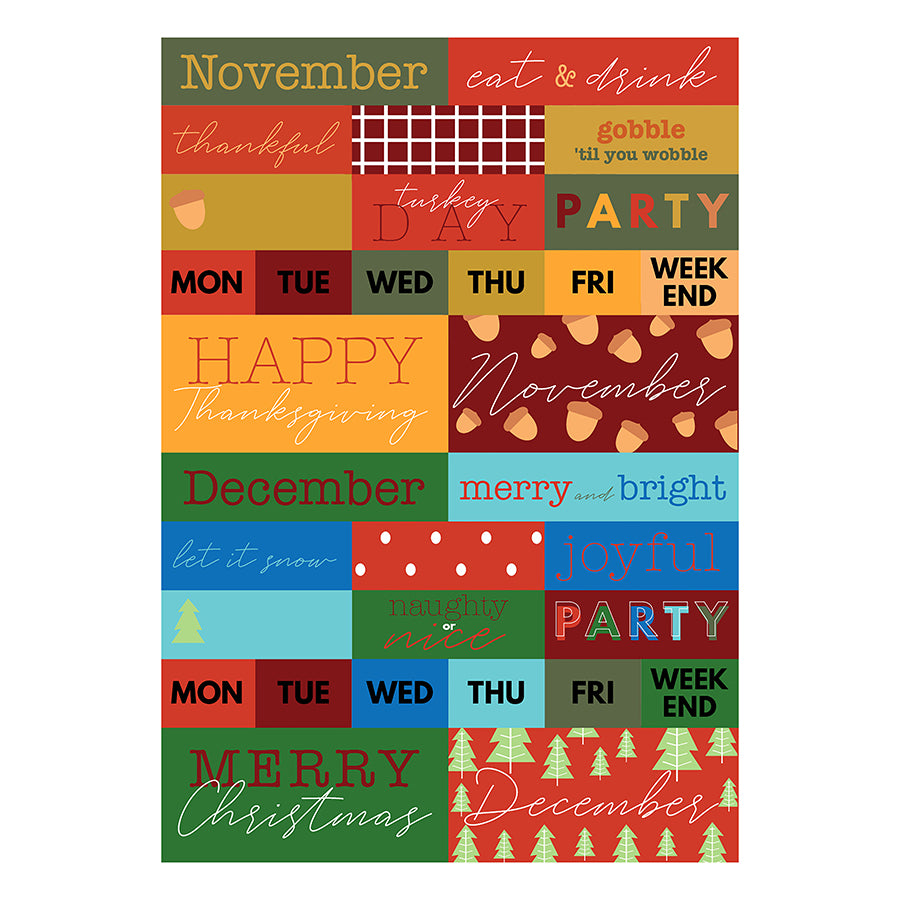 Seasonal Monthly Planner Sticker Pack, TF Publishing