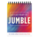 Word Jumble Puzzle Book Spiral Puzzle Pad