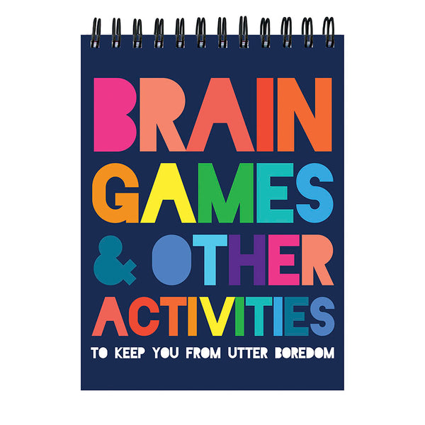 Brain Games Puzzle Book Spiral Puzzle Pad