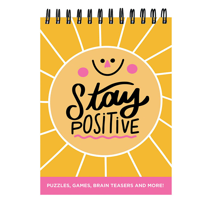 Stay Positive Puzzle Book Spiral Puzzle Pad-5