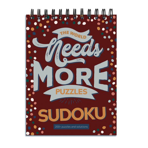 The World Needs More Sudoku Book Puzzle Pad