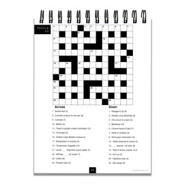 Life is Better with Crossword Puzzles Book Spiral Puzzle Pad - 0