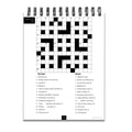 Life is Better with Crossword Puzzles Book Spiral Puzzle Pad