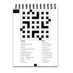 Life is Better with Crossword Puzzles Book Spiral Puzzle Pad
