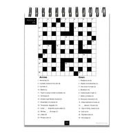 Life is Better with Crossword Puzzles Book Spiral Puzzle Pad