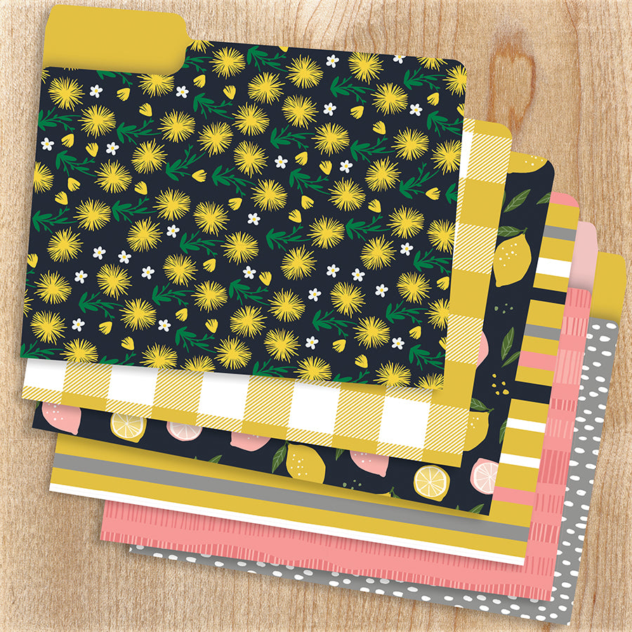 Joy Designer Set of 12 Decorative File Folders