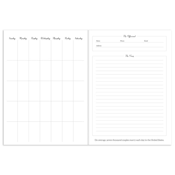 Woah Open Dated Wedding Planner