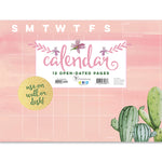 Cactus Mini Open-Dated Desk Pad