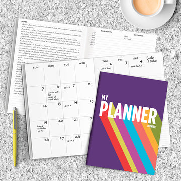Rainbow Monthly Planner