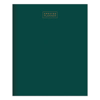 Emerald Green Undated Large Monthly Planner