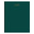Emerald Green Undated Large Monthly Planner