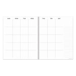 Emerald Green Undated Large Monthly Planner