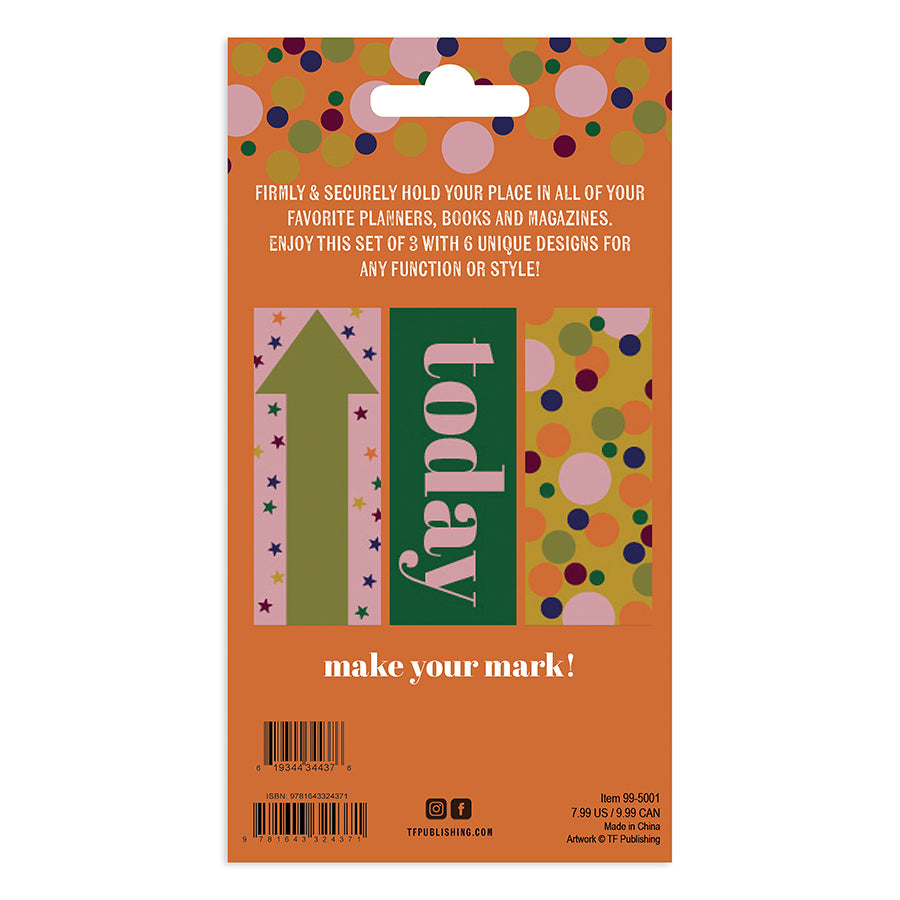 Magnetic Bookmarks - Pack of 3