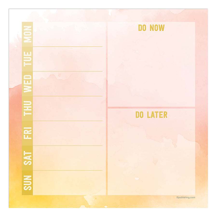 Joy Weekly Square Schedule Pad