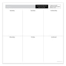 Executive Weekly Square Schedule Pad-3