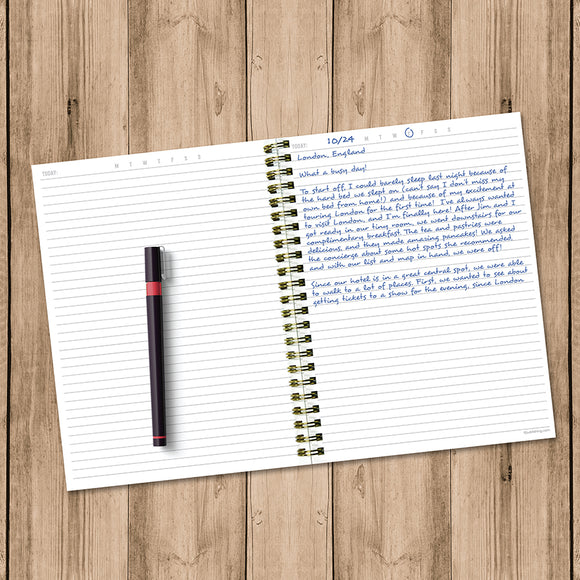 Joy Nice Human Spiral Lined Journal