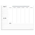 Utility Large 12x9 Weekly Task Planner Desk Pad