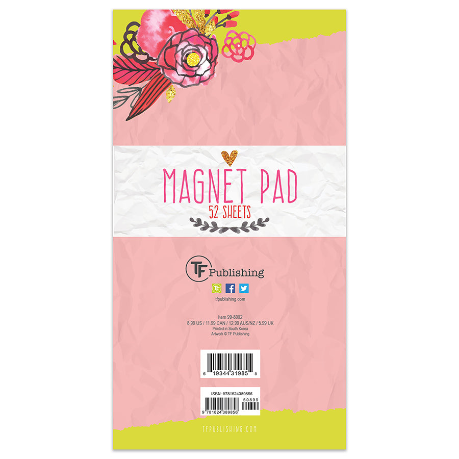 Flowers Memo Magnet Pad