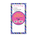 Bright Stripes Memo Magnet Pad