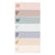 Weekly Color Block Boho Magnet List Pad