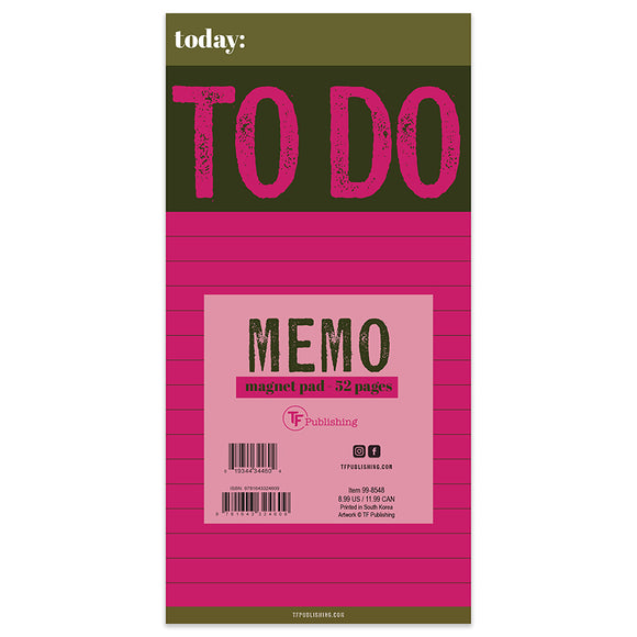 Big To Do Memo Pad TF Publishing Calendars + Planners