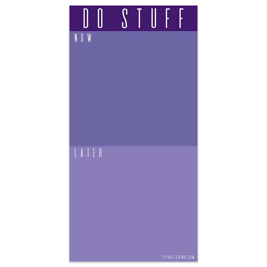 Violet DO STUFF Memo Magnet Pad