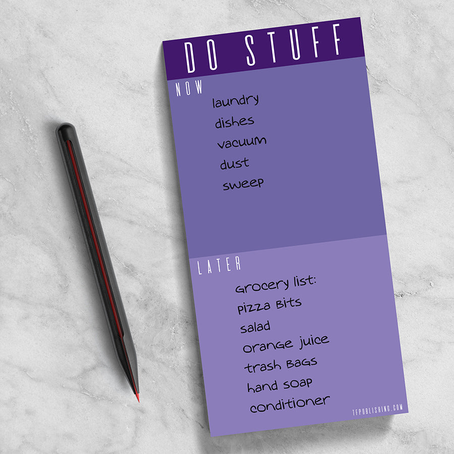 Violet DO STUFF Memo Magnet Pad