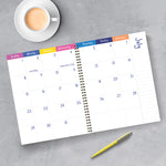 Bright Blooms Large Weekly Monthly Planner