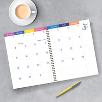 Bright Blooms Large Weekly Monthly Planner