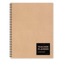 Kraft Undated Weekly Teacher Planner Lesson Plan Book