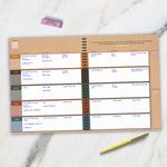 Kraft Undated Weekly Teacher Planner Lesson Plan Book