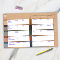 Kraft Undated Weekly Teacher Planner Lesson Plan Book