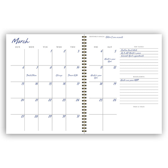 Undated Executive Weekly Planner