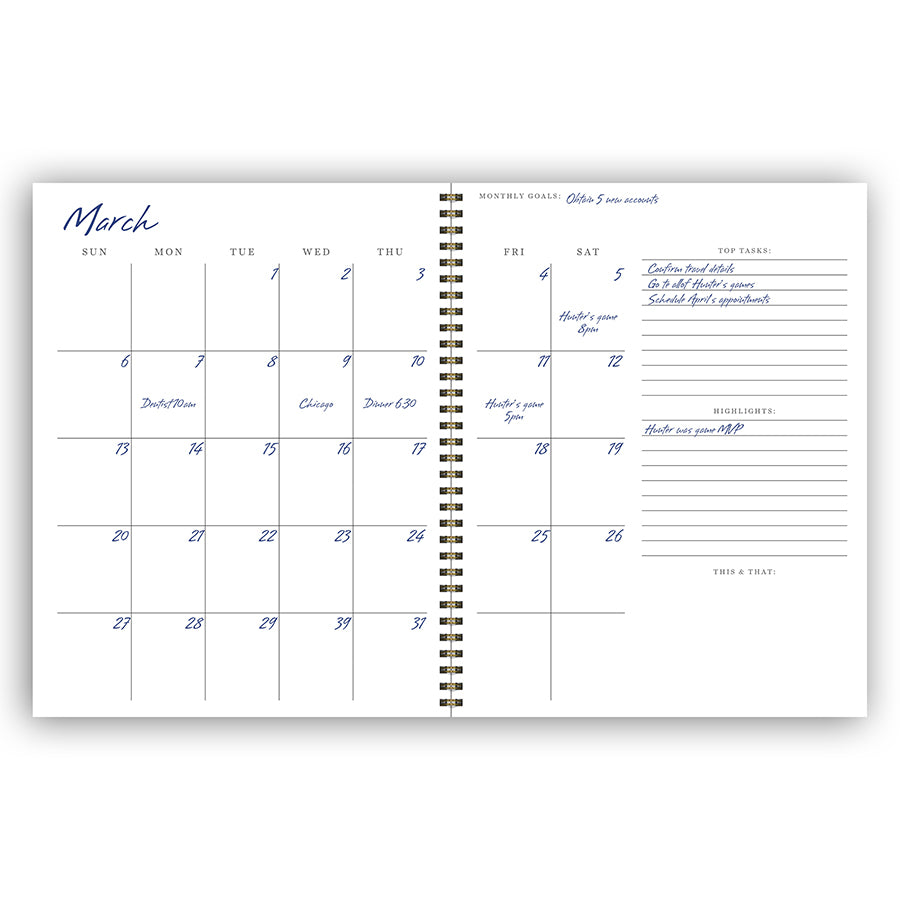 Undated Executive Weekly Planner