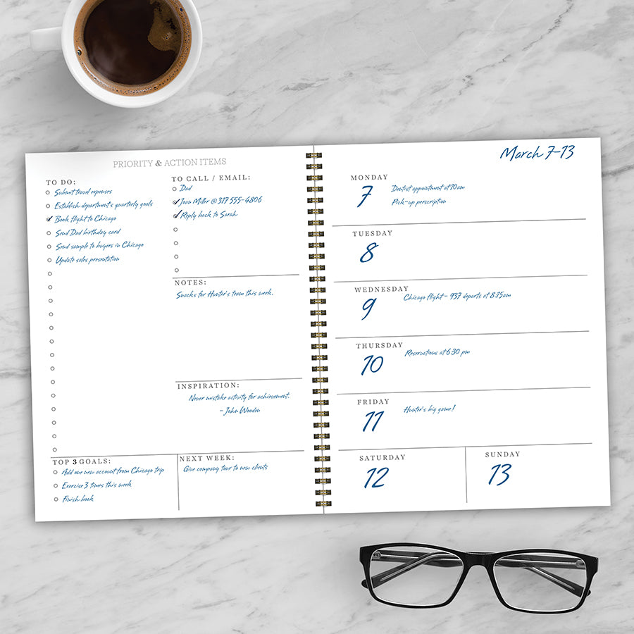 Undated Executive Weekly Planner