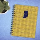 Indiana Golden Plaid Journal-1