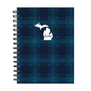 Michigan Blue Plaid Journal-5