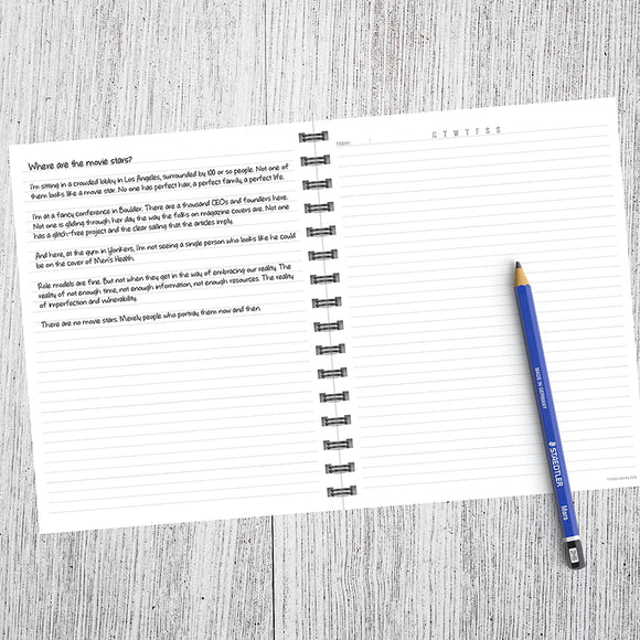 Michigan Blue Plaid Journal