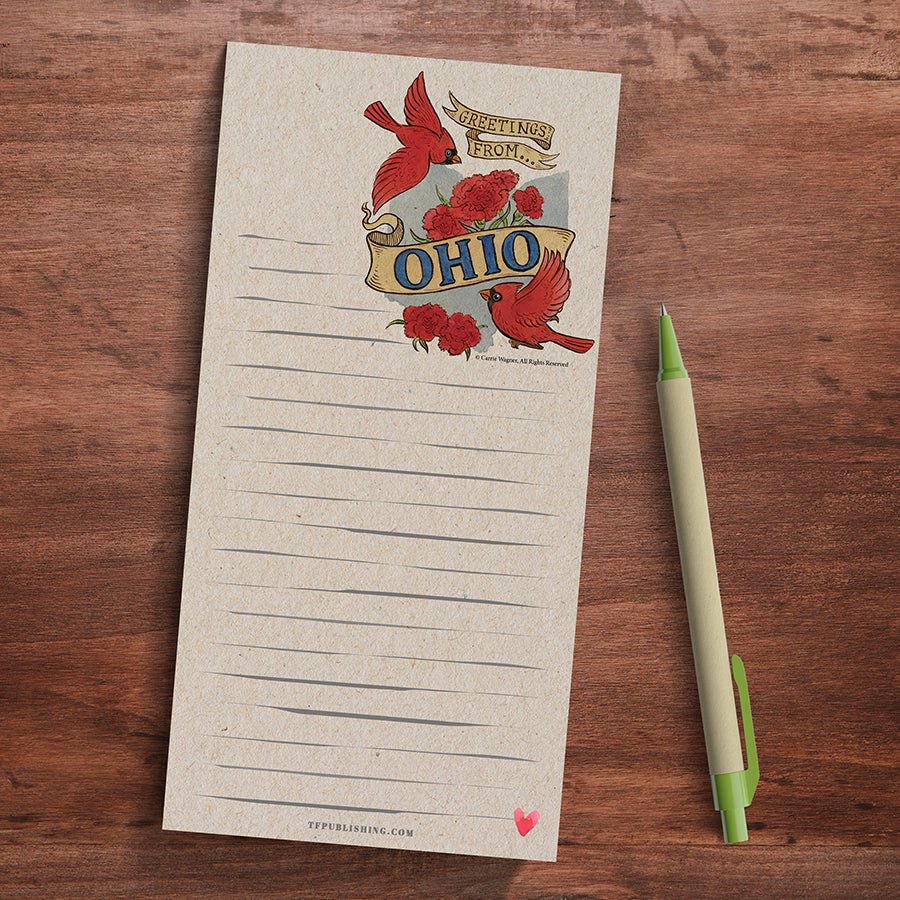 Ohio Memo Magnet Pad