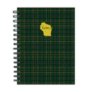 Wisconsin Green Plaid Journal-5